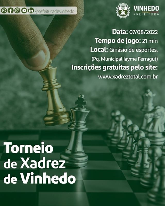 Torneio de Xadrez da Cidade de Vinhedo - Xadrez Total